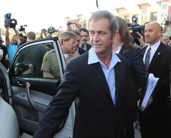 Mel Gibson au tribunal de Los Angeles, le 11 mars 2011.