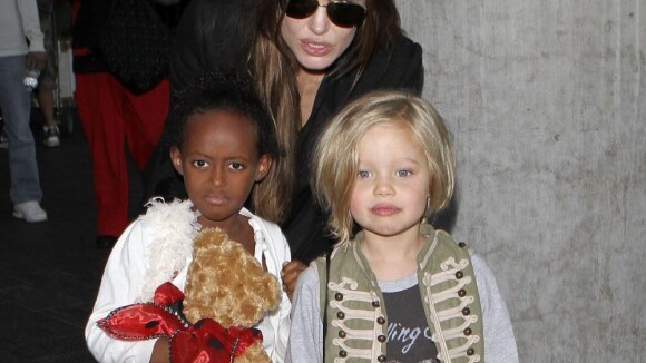 Angelina Jolie : Après-midi shopping entre filles avec Zahara et Shiloh
