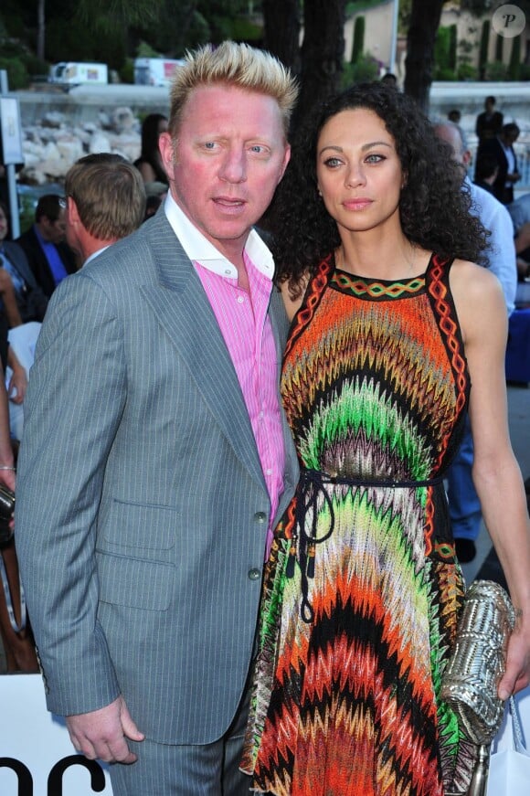 Boris Becker et son épouse Sharlely Kerssenberg Becker à Monaco en mai 2011
