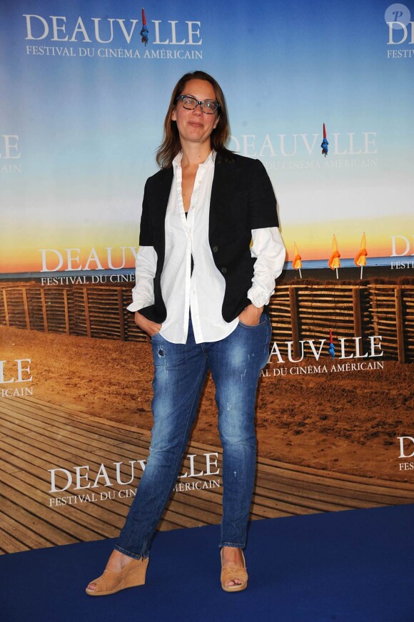 Liza Johnson lors du photocall de son film Return, présenté à Deauville, le 3 septembre 2011.