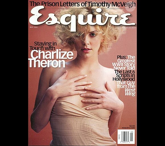 Mai 2001 : la belle Charlize Theron pose pour le magazine Esquire.
