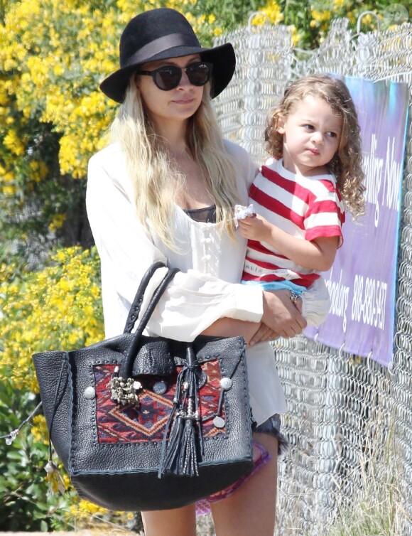 Nicole Richie avec sa petite Harlow, 3 ans. 