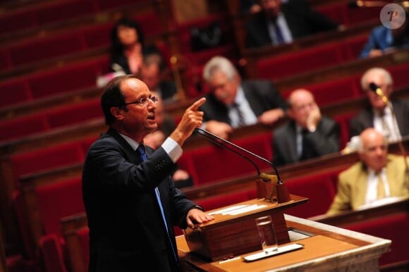 François Hollande à l'Assemblée Nationale le 6 septembre 2011.