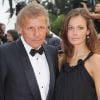 Patrick Poivre d'Arvor et Agathe Borne au Festival de Cannes en 2008.