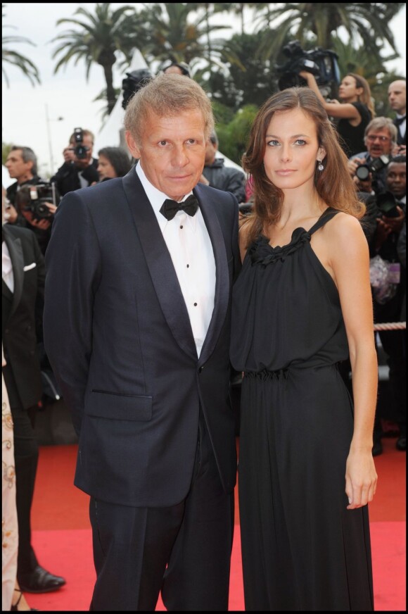Patrick Poivre d'Arvor et Agathe Borne au Festival de Cannes en 2008.