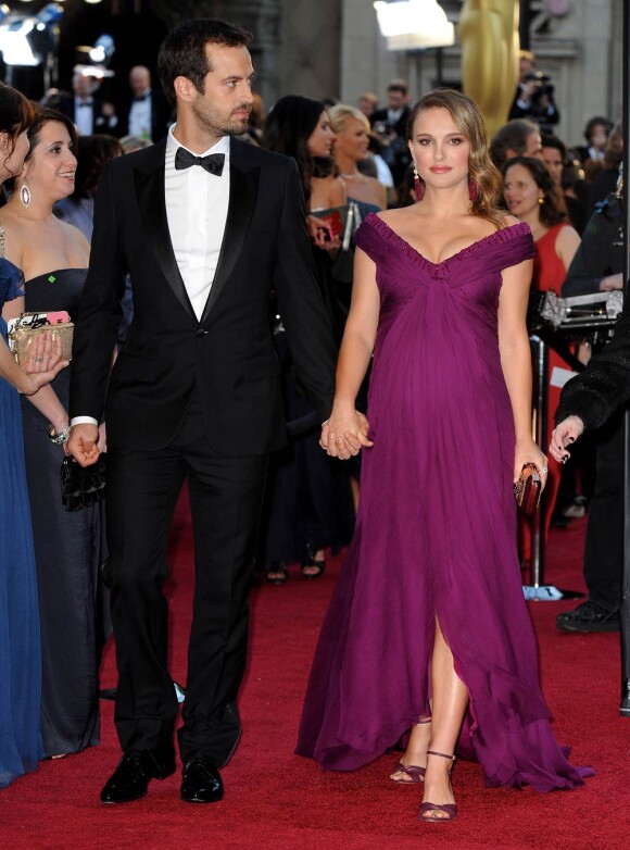 Benjamin Millepied et Natalie Portman en février 2011.