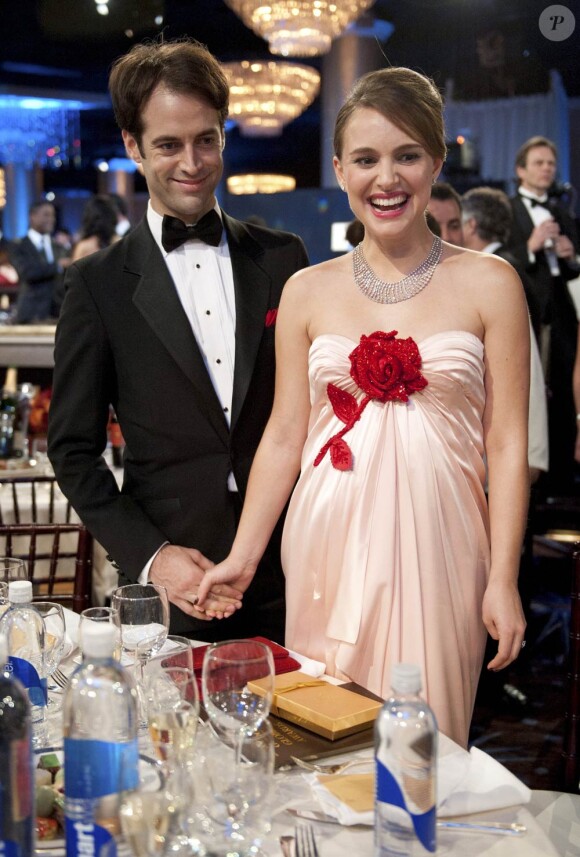 Benjamin Millepied et Natalie Portman en janvier 2011.