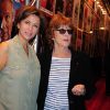 Corinne Touzet et Marion Sarraut lors de la conférence de presse des théâtres privés, le jeudi 8 septembre 2011.