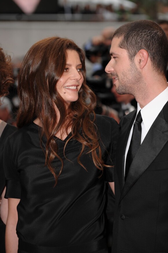 Chiara Mastroianni et Melvil Poupaud à Cannes en mai 2008