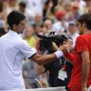 Mené deux sets à rien, Novak Djokovic a renversé la situation et sauvé deux balles de match pour priver Roger Federer de finale à l'US Open 2011 et tenter de prendre sa revanche sur Nadal.