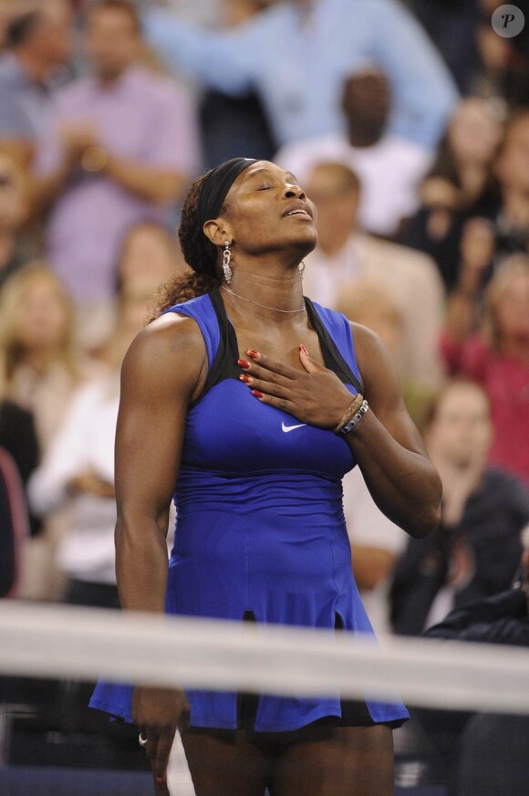 Serena Williams a atomisé samedi 10 septembre 2011 l'actuelle numéro un mondiale de la WTA Caroline Wozniacki pour retrouver la finale de l'US Open.