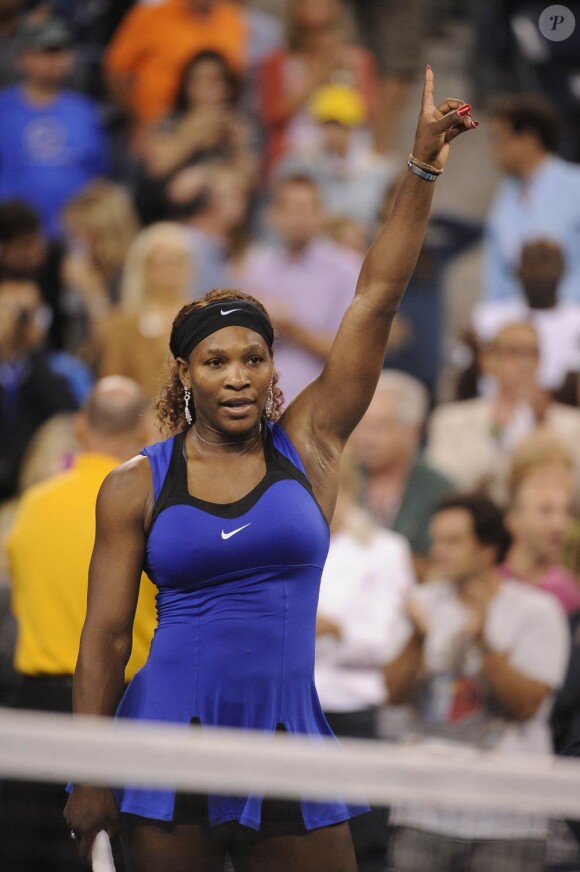 Serena Williams a atomisé samedi 10 septembre 2011 l'actuelle numéro un mondiale de la WTA Caroline Wozniacki pour retrouver la finale de l'US Open.