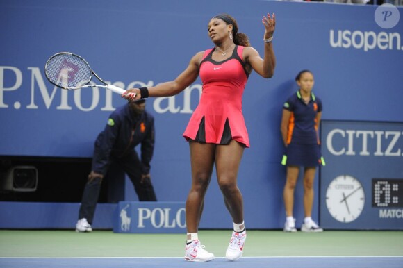 Serena Williams a insulté l'arbitre de chaise lors de sa finale perdue à l'US Open 2011 face à Samantha Stosur le dimanche 11 septembre 2011