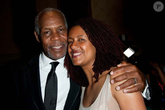Danny Glover et sa compagne Eliane aux 6e Trophées afro-caribéens, au théâtre du Châtelet, à Paris, le 12 septembre 2011.