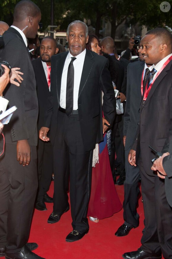 Danny Glover aux 6e Trophées afro-caribéens, au théâtre du Châtelet, à Paris, le 12 septembre 2011.