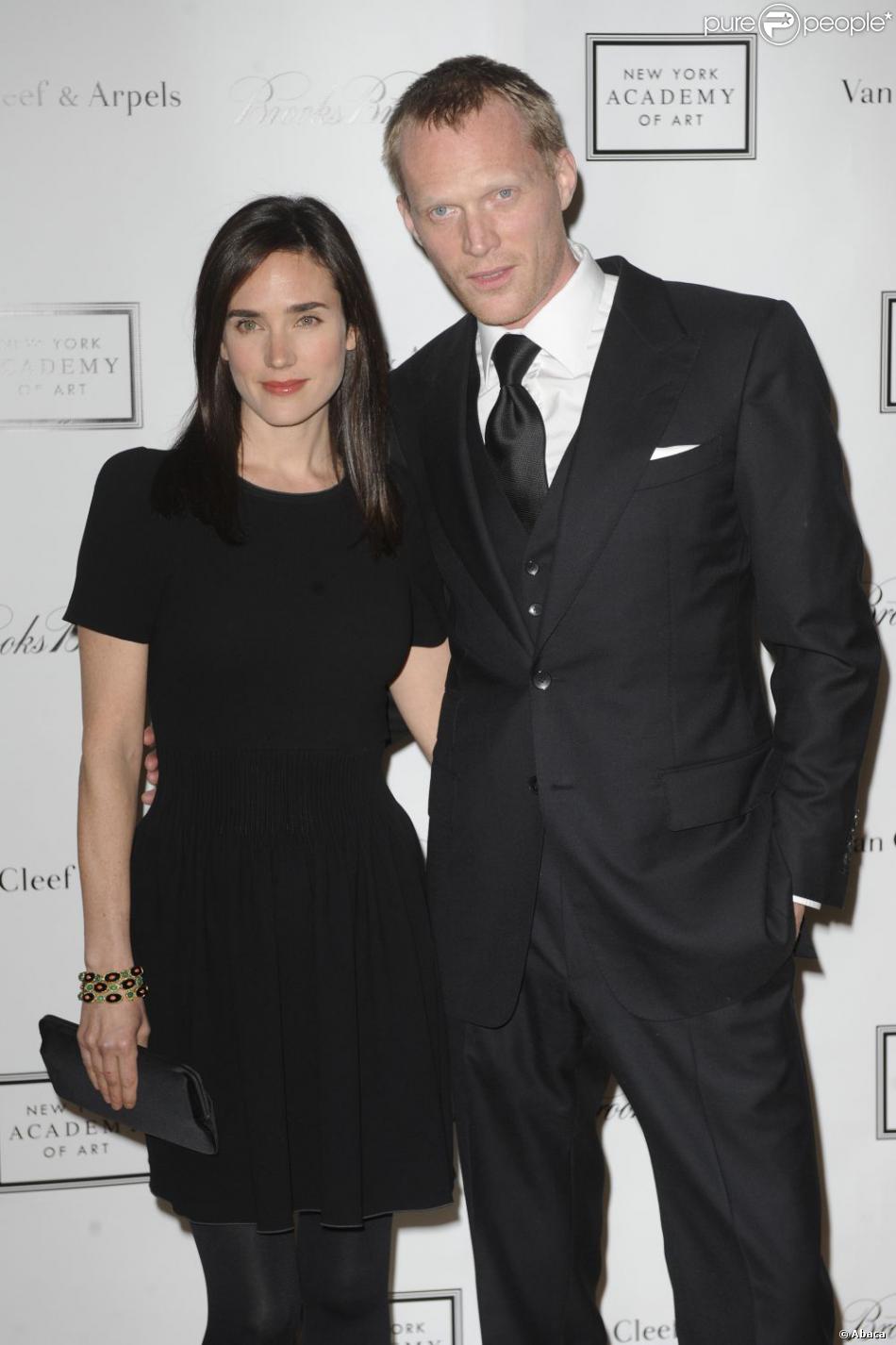 Le couple Paul Bettany et Jennifer Connelly au Tribeca Ball à New York