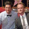 Neil Patrick Harris reçoit son étoile sur Hollywood Boulevard, le 15 spetembre 2011. Ici avec son compagnon David Burtka.