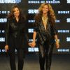 Beyoncé et sa mère Tina Knowles présentent leur collection de vêtements, House of Dereon, à Londres le 17 septembre 2011