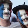 Masque de Mickey, maquillage bleu-blanc-rouge, les Français se sont montrés bien plus efficaces en tribunes que sur le terrain !