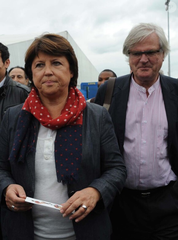 Martine Aubry, à La Courneuve, le 17 septembre 2011.