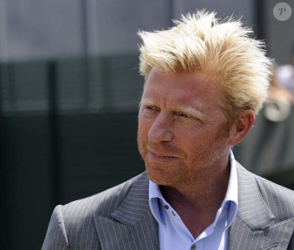 Boris Becker, le 4 juin 2009 à Winbledon