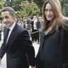 Carla-Bruni Sarkozy et son mari Nicolas Sarkozy ont accueilli les visiteurs des Journées du Patrimoine le samedi 17 septembre 2011