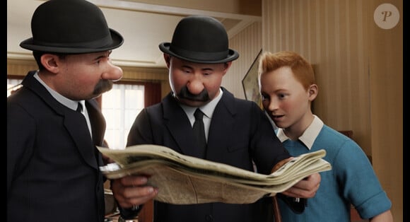 Image du film de Spielberg Les Aventures de Tintin : le secret de la licorne, en salles le 26 octobre 2011