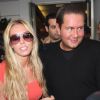 Petra Ecclestone sort du restaurant Baldi avec son mari James Stunt et quelques amis à Los Angeles le 20 septembre 2011