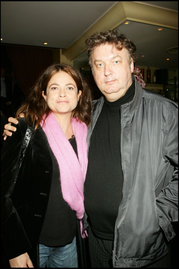 Charlotte Valandrey et Dominique Besnehard en 2005.