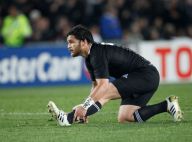 Coupe du monde de rugby : les All Blacks Piri Weepu et Jerome Kaino papas
