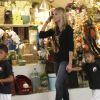 Heidi Klum et ses fils sont allés à une leçon de karaté à Los Angeles. Le 1er octobre 2011