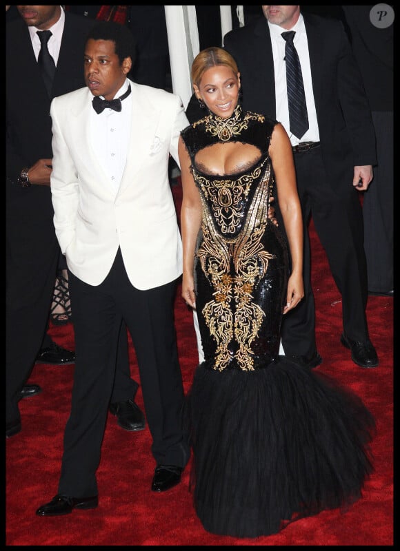 Beyoncé et Jay-Z en mai 2011 lors de la soirée en l'honneur d'Alexander McQueen à New York
 