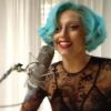 Lady Gaga et Tony Bennett en studio pour le clip de The Lady is a tramp, septembre 2011.