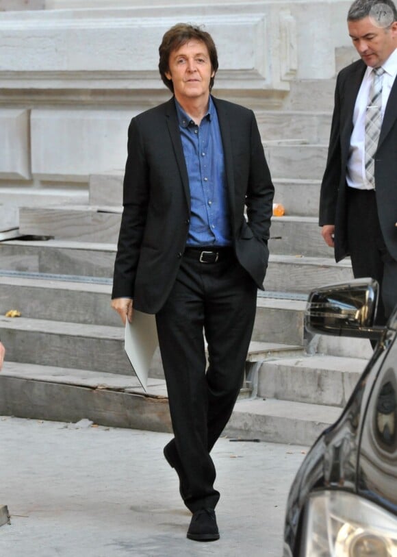 Paul McCartney, le 3 octobre 2011 à l'Opéra Garnier à Paris