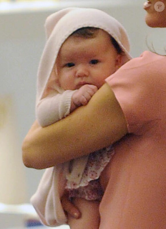 Victoria Beckham fait du shopping avec sa petite fille Harper à New York