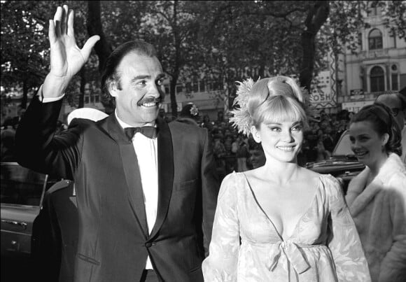 Sean Connery et Diane Cilento en 1967