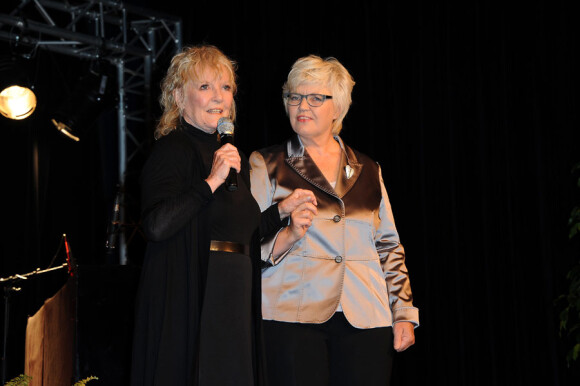 Petula Clark et Sylvie Mallet lors du festival du film britannique de Dinard le 6 octobre 2011