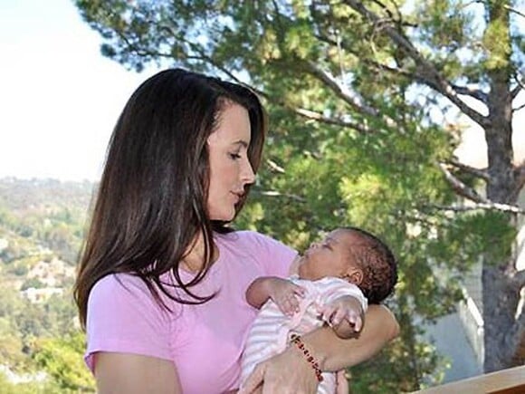 Kristen Davis et sa fille adoptive Gemma