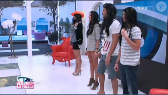 Les quatre finalistes en Ayem dans Secret Story 5, mardi 11 octobre 2011 sur TF1