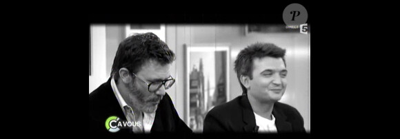 Michel Hazanavicius et Thomas Langmann dans l'émission C à vous sur France 5 consacrée au film The Artist