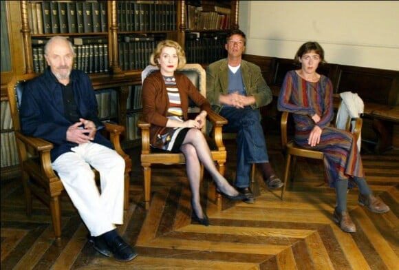 Heinz Bennent, Catherine Deneuve, Benoit Jacquot et Anne Bennent en 2003