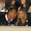 Alex Rodriguez et Cameron Diaz, à Dallas, le 6 février 2011.