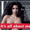 Voici la couverture pour laquelle Kim Kardashian a fondu en larmes. W, novembre 2010.