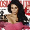 Kim Kardashian en Une du Cosmopolitan d'août 2011.