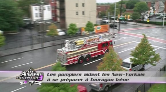 Un camion de pompiers dans les Anges de la télé-réalité 3, jeudi 13 octobre sur NRJ 12
