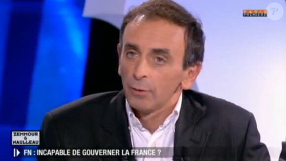 Eric Zemmour dans l'émission  Zemmour et Naulleau, diffusée sur Paris Première à 22h50 le 7 octobre  2011