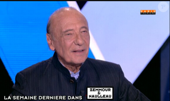 Jacques Seguela, invité dans l'émission  Zemmour et Naulleau, diffusée sur Paris Première à 22h50 le 7 octobre  2011
