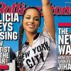 Le phénomène soul Alicia Keys, en Une de Rolling Stone. Novembre 2001.