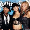 Alicia Keys, entourée de Missy Eliott et d'Eve, pose en Une du Rolling Stone d'octobre 2003.
