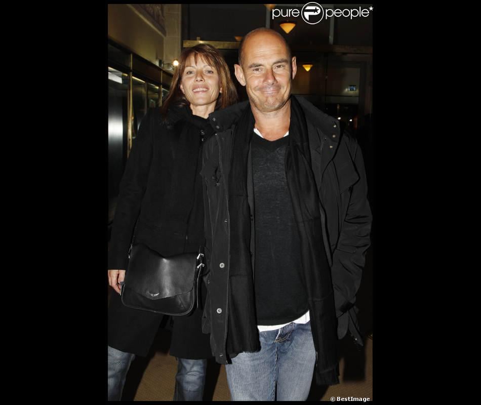 Marion Campan Famille De Bernard Campan Bernard Campan et sa compagne lors de la générale du On Alone Man Show